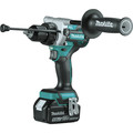 Makita XT289PT 18V LXT Brushless Lithium-Ion Cordless 1/2 in. Hammer Drill Driver and 7-1/4 in. Rear Handle Circular Saw Combo Kit with 2 Batteries (5 Ah) image number 1