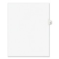 New Arrivals | Avery 01059 11 in. x 8.5 in. 10-Tab 59 Tab Titles Avery Style Preprinted Legal Exhibit Side Tab Index Dividers - White (25-Piece/Pack) image number 0