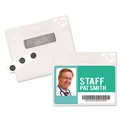  | Advantus 97071 4 in. x 3 in. Horizontal, Magnetic-Style Name Badge Kits - Clear (20/Pack) image number 1