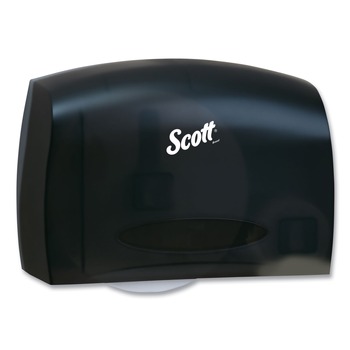 Scott 9602 14.25 in. x 6 in. x 9.7 in. Essential Coreless Jumbo Roll Tissue Dispenser - Black