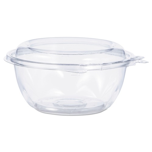 Bowls and Plates | Dart CTR12BD 5.5 in. x 2.6 in. 12 oz. Tamper-Resistant/Evident Dome Lid Bowls - Clear (240-Piece/Carton) image number 0