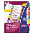 test | Avery 11847 Ready Index 12-Tab Table of Contents Arched Tab Dividers Set - Multicolor (1-Set) image number 0