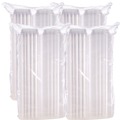 Cleaning and Janitorial Accessories | Dart C57PST1 ClearSeal 5.8 in. x 6 in. x 3 in. Hinged-Lid Plastic Containers - Clear (500-Piece/Carton) image number 2