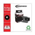 Innovera IVRLC75BK 600 Page-Yield Remanufactured Replacement for Brother LC75BK Ink Cartridge - Black image number 1
