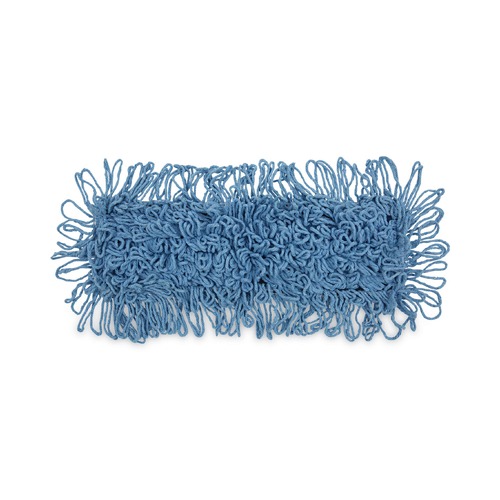 Just Launched | Boardwalk BWK1118 18 in. x 5 in. Cotton/Synthetic Looped-End Mop Head - Blue image number 0