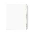 New Arrivals | Avery 01341 11 in. x 8.5 in. 25 Tab Numbers 276 - 300 Legal Exhibit Side Tab Index Divider Set - White (1-Set) image number 0
