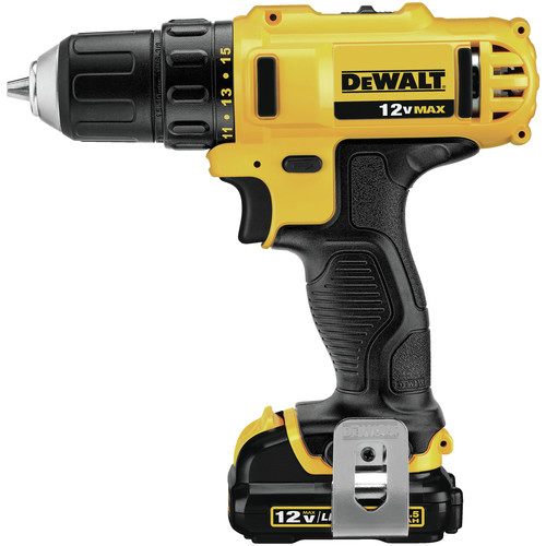 Dewalt Dcd710s2 12v Max Lithium Ion 3 8 In Cordless Drill Driver Kit With Keyless Chuck 1 5 Ah Tyler Tool
