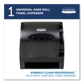 Kimberly-Clark Professional 09765 In-Sight Lev-R-Matic Roll Towel Dispenser, 13 3/10w X 9 4/5d X 13 1/2h, Smoke (1/Carton) image number 1