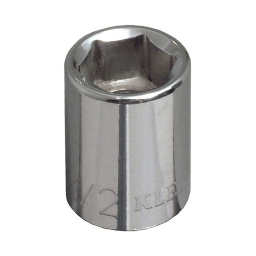 Sockets | Klein Tools 65702 3/8 in. Drive 1/2 in. Standard 6-Point Socket image number 0