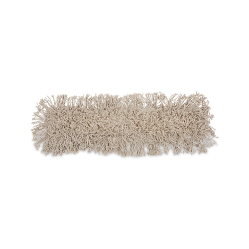 New Arrivals | Boardwalk BWK1024 24 in. x 3 in. Cotton Dust Mop Head - White image number 0