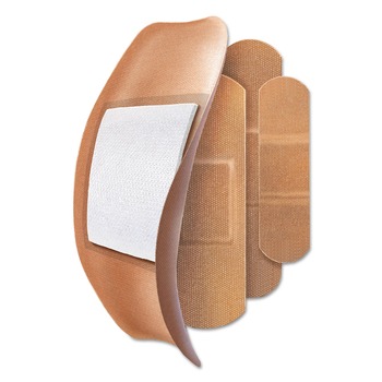 EMERGENCY RESPONSE | Curad CUR0700RB Flex Fabric Assorted Size Bandages (100-Piece/Box)
