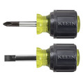 Klein Tools 85071 2-Piece Stubby Slotted and Phillips Screwdriver Set image number 0