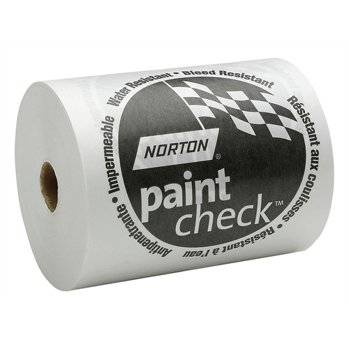 Norton 404 18 in. x 750 ft. Paint Check Polycated Masking Paper - White image number 0