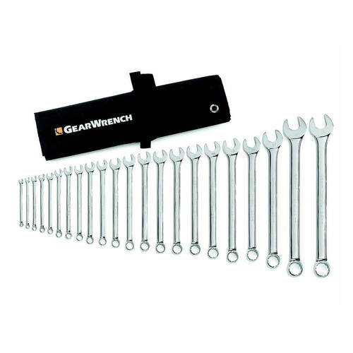 GearWrench 81916 22-Piece 12 Point Long Pattern Combination Metric Wrench Set image number 0