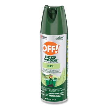 OFF! 616304 Deep Woods 4 oz. Dry Insect Repellent - Neutral (12-Piece/Carton)