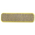 Cleaning and Janitorial Accessories | Rubbermaid Commercial FGQ81000YL00 Microfiber 18 in. Scrubber Pads with Vertical Polyprolene Stripes - Yellow (6/Carton) image number 1