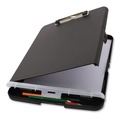 Universal UNV40319 1/2 in. Capacity 8-1/2 in. x 11 in. Storage Clipboard with Pen Compartment - Black image number 1