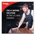 Cleaning & Janitorial Supplies | WypAll 34955 12-1/2 in. x 13-2/5 in. X60 Cloth Roll - Jumbo, White (1100 Sheets/Roll) image number 2
