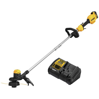 STRING TRIMMERS | Dewalt DCST925M1 20V MAX 13 in. String Trimmer with Charger and 4.0 Ah Battery