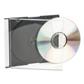$99 and Under Sale | Innovera IVR85800 100/Pack Slim CD/DVD Jewel Cases Clear/Black image number 2