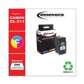 Ink & Toner | Innovera IVRCL211 Page-Yield, Replacement for Canon CL-211 (2976B001), Remanufactured Ink - Tri-Color image number 1