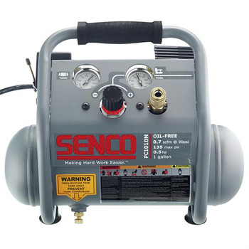 PRODUCTS | Factory Reconditioned SENCO PC1010NR 0.5 HP 1 Gallon Finish and Trim Oil-Free Hand-Carry Air Compressor