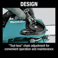 Chainsaws | Makita XCU04CM 18V X2 (36V) LXT Brushless Lithium-Ion 16 in. Cordless Chainsaw Kit with 2 Batteries (4 Ah) image number 9