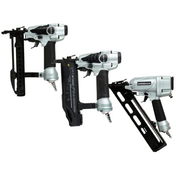 PRODUCTS | Metabo HPT KITNT506538M 18 - 15 Gauge Pneumatic 3-Tool Finish/Trim Nailers Combo Kit
