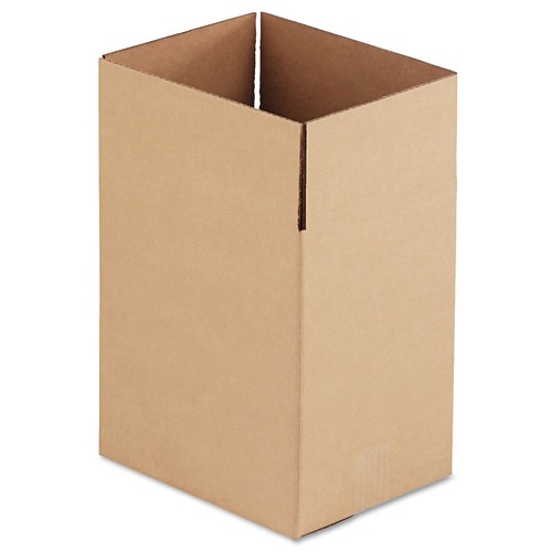 General Supply UFS11812 Fixed-Depth Shipping Boxes, Regular Slotted Container (rsc), 11.25-in X 8.75-in X 12-in, Brown Kraft, 25/bundle image number 0