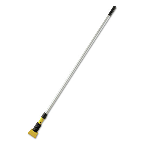 Rubbermaid Commercial FGH225000000 Gripper Aluminum 54 in. Mop Handle - Yellow/Gray image number 0