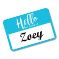 Avery 08722 Flexible 3-3/8 in. x 2-1/3 in. "Hello" Adhesive Name Badge Labels - Assorted (120-Piece/Pack) image number 1