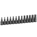 Grey Pneumatic 1298HC 13-Piece 3/8 in. Drive SAE and Metric Hex Impact Socket Set image number 1