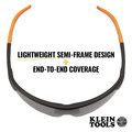 Safety Glasses | Klein Tools 60160 Standard Semi Frame Safety Glasses - Gray Lens image number 8