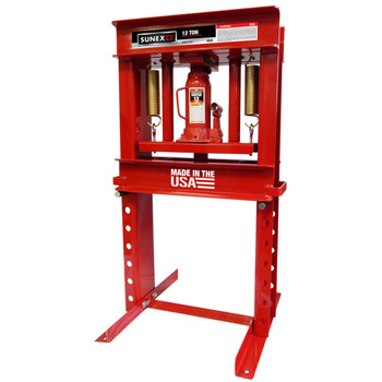 Sunex Hd 5712bt 12 Ton Bench Top Hydraulic Shop Press Tyler Tool