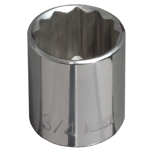 Sockets | Klein Tools 65706 3/4 in. Standard 12-Point Socket 3/8 in. Drive image number 0