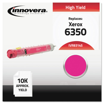 Innovera IVR83145 10,000 Page-Yield Remanufactured Magenta High-Yield Toner, Replacement for Xerox 6350 (106R01145)