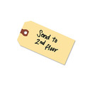 New Arrivals | Avery 12308 Unstrung Shipping Tags, 11.5 Pt. Stock, 6.25 X 3.13, Manila, 1,000/box image number 2