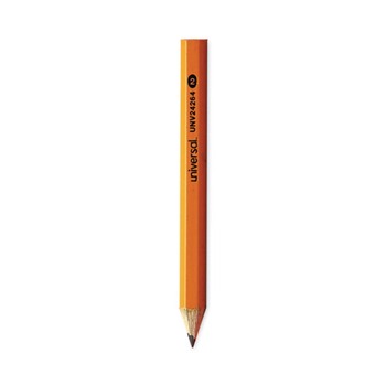 Universal UNV24264 HB (#2), Golf and Pew Pencil - Black Lead/Yellow Barrel (144/Box)