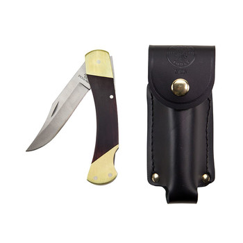 Klein Tools 44037 3-3/8 in. Drop Point Blade Sportsman Knife
