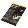 Conduit Tool Accessories | Klein Tools 56252 277/480V 3 Phase 1 - 48 Wire Marker Book image number 1