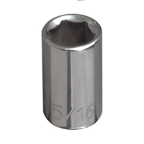 Klein Tools 65608 1/2 in. Standard 6-Point Socket 1/4 in. Drive image number 0