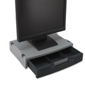 Innovera IVR55000 Basic 15 in. x 11 in. x 3 in. Monitor/Printer Stand - Light Gray/ Charcoal Gray image number 3