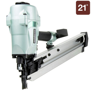 Factory Reconditioned Metabo HPT NR90AC5MR 2-3/8 in. to 3-1/2 in. Plastic Collated Framing Nailer