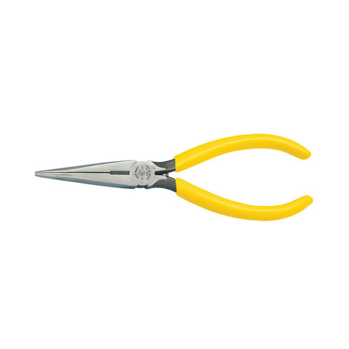 Pliers | Klein Tools D203-7C 7 in. Long Nose Spring Loaded Pliers image number 0