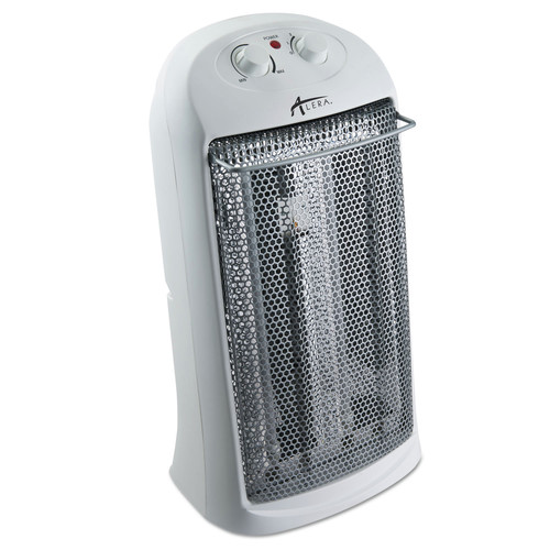 Construction Heaters | Alera ALEHEQZ23 Quartz 13.25 in. x 10.13 in. x 23.25 in. 1500 Watt Tower Heater - White image number 0