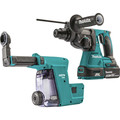 Makita XRH011TWX 18V LXT Brushless Lithium-Ion SDS-PLUS 1 in. Cordless Rotary Hammer Kit with HEPA Dust Extractor Attachment and 2 Batteries (5 Ah) image number 4