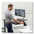 New Arrivals | Fellowes Mfg Co. 8081501 Lotus RT 48 in. x 30 in. x 42.2 in. - 49.2 in. Sit-Stand Workstation - Black image number 6