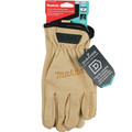 Makita T-04195 Genuine Leather Cow Driver Gloves - Large image number 2