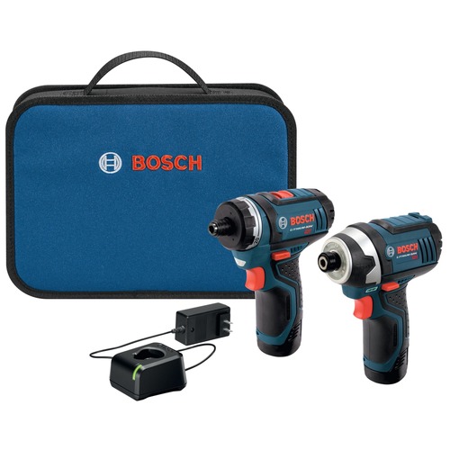 Factory Reconditioned Bosch CLPK27-120-RT 12V Max Cordless Lithium-Ion Drill Driver and Impact Driver Combo Kit image number 0