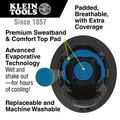 Hard Hats | Klein Tools KHHTOPPAD2 Premium KARBN Hard Hat Top Pad Replacement (3/Pack) image number 1